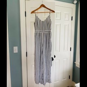 American Eagle Striped Jumpsuit